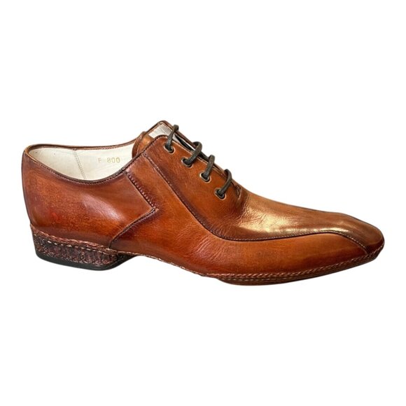 ZENOBI GOODYEAR WELT SADDLE OXFORDS ITALIAN MENS DRESS SHOES NEW EU 42 main image 14